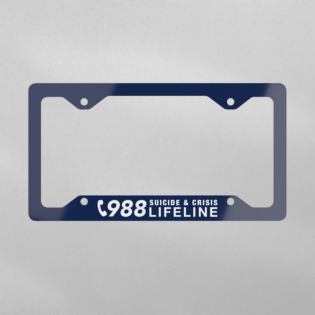 988 Suicide & Crisis Lifeline License Plate Frame
