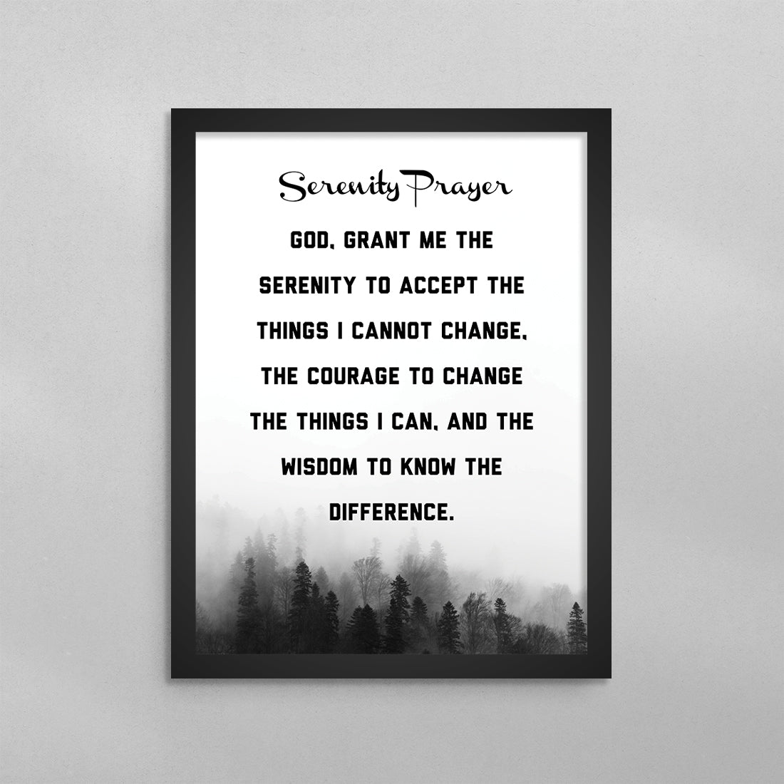 Serenity Prayer Poster