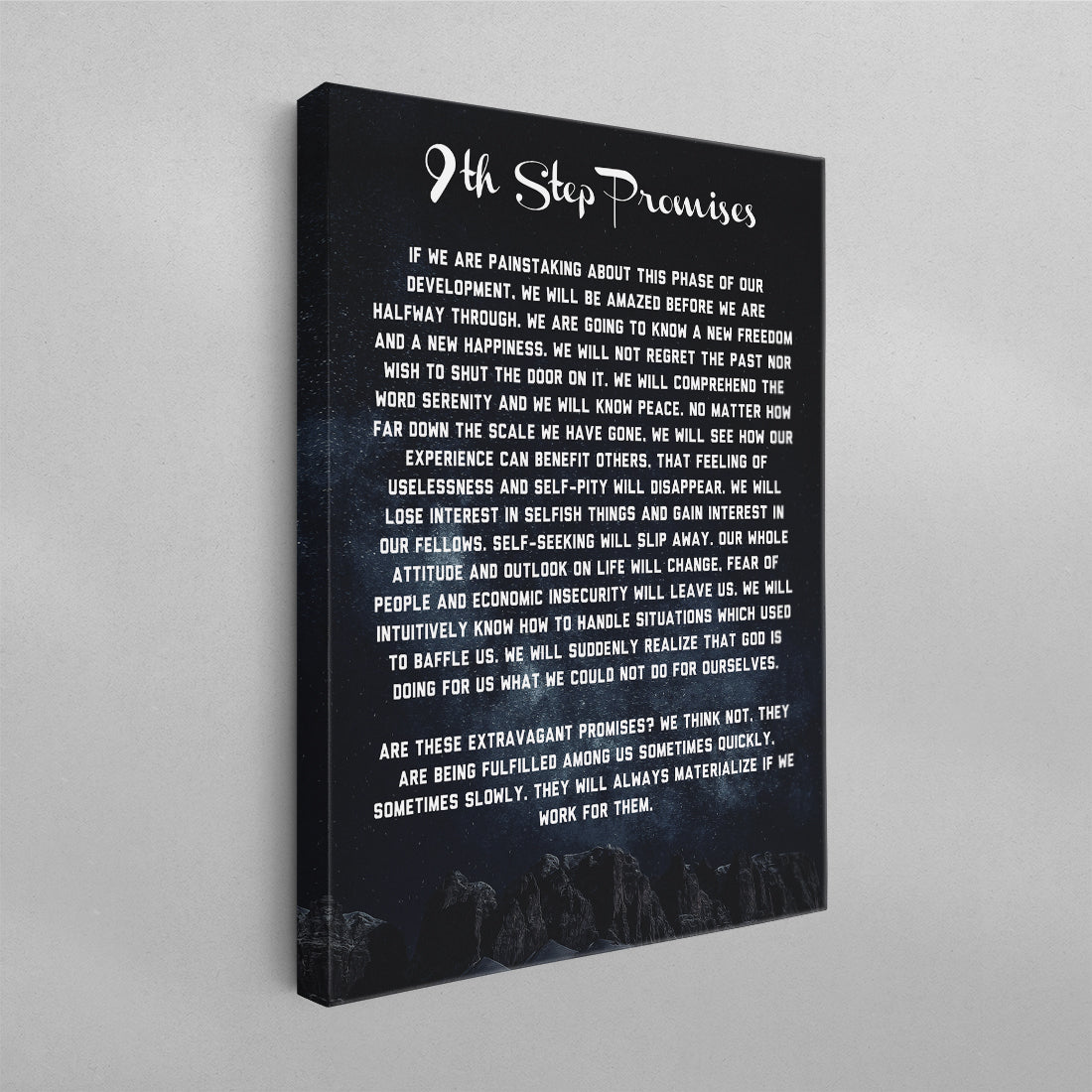 9th Step Promises Poster