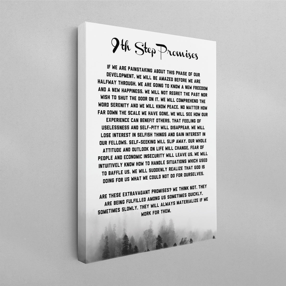 9th Step Promises Poster