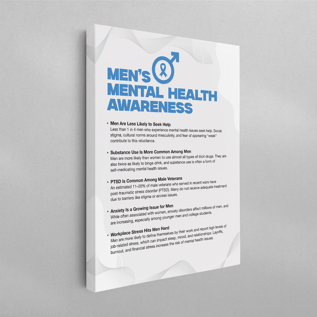 Men's Mental Health Awareness Poster