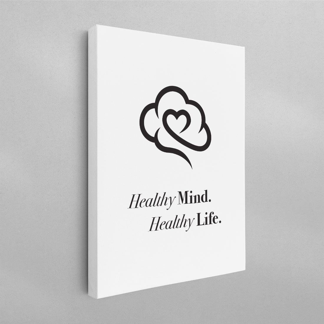 Healthy Mind Healthy Life Poster