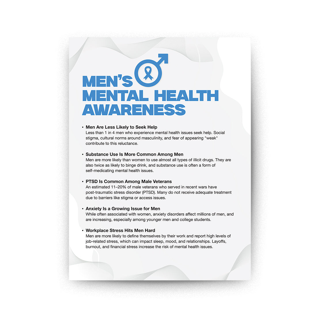 Men's Mental Health Awareness Poster