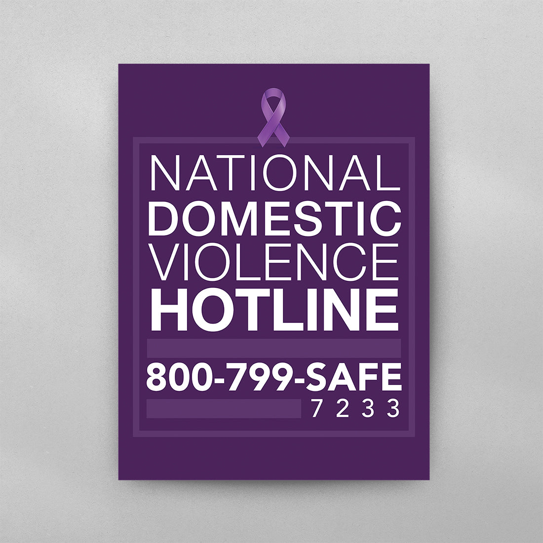 National Domestic Violence Hotline Poster