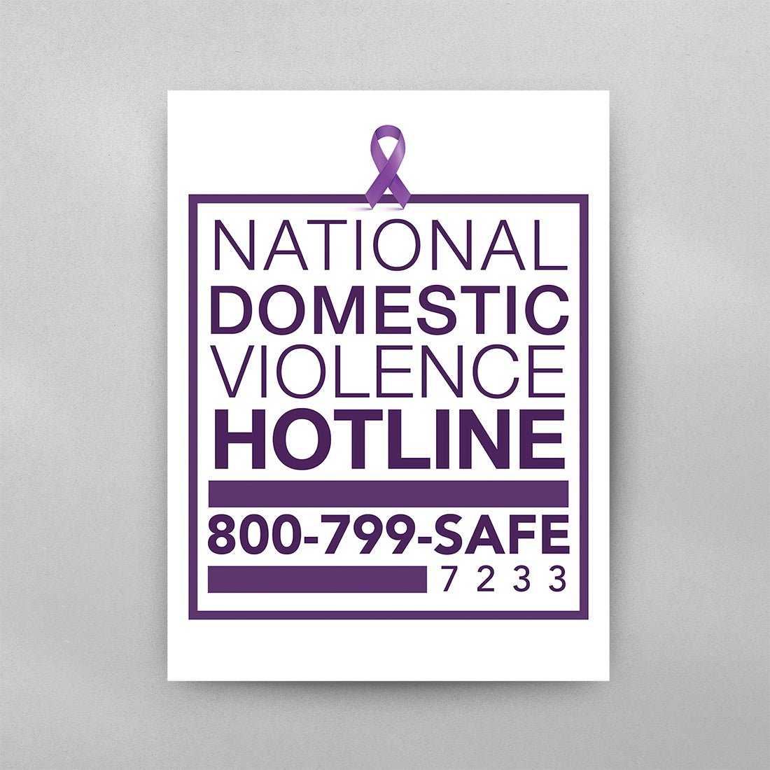 National Domestic Violence Hotline Poster