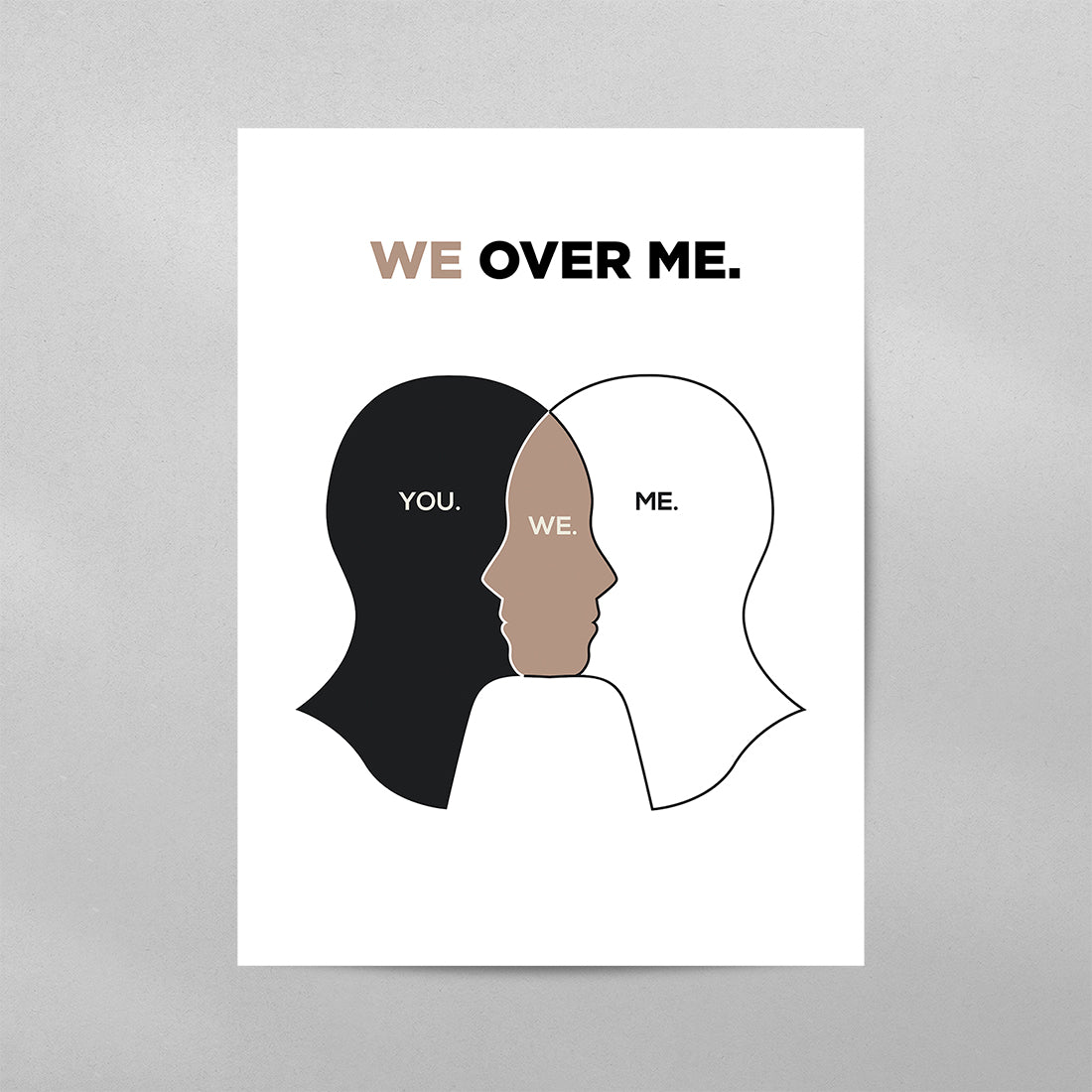 We Over Me Relationship Poster