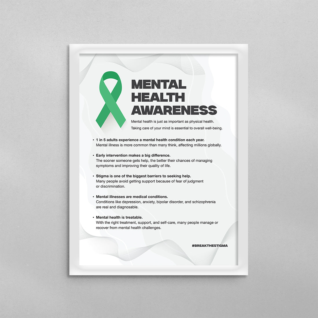 Mental Health Awareness Poster