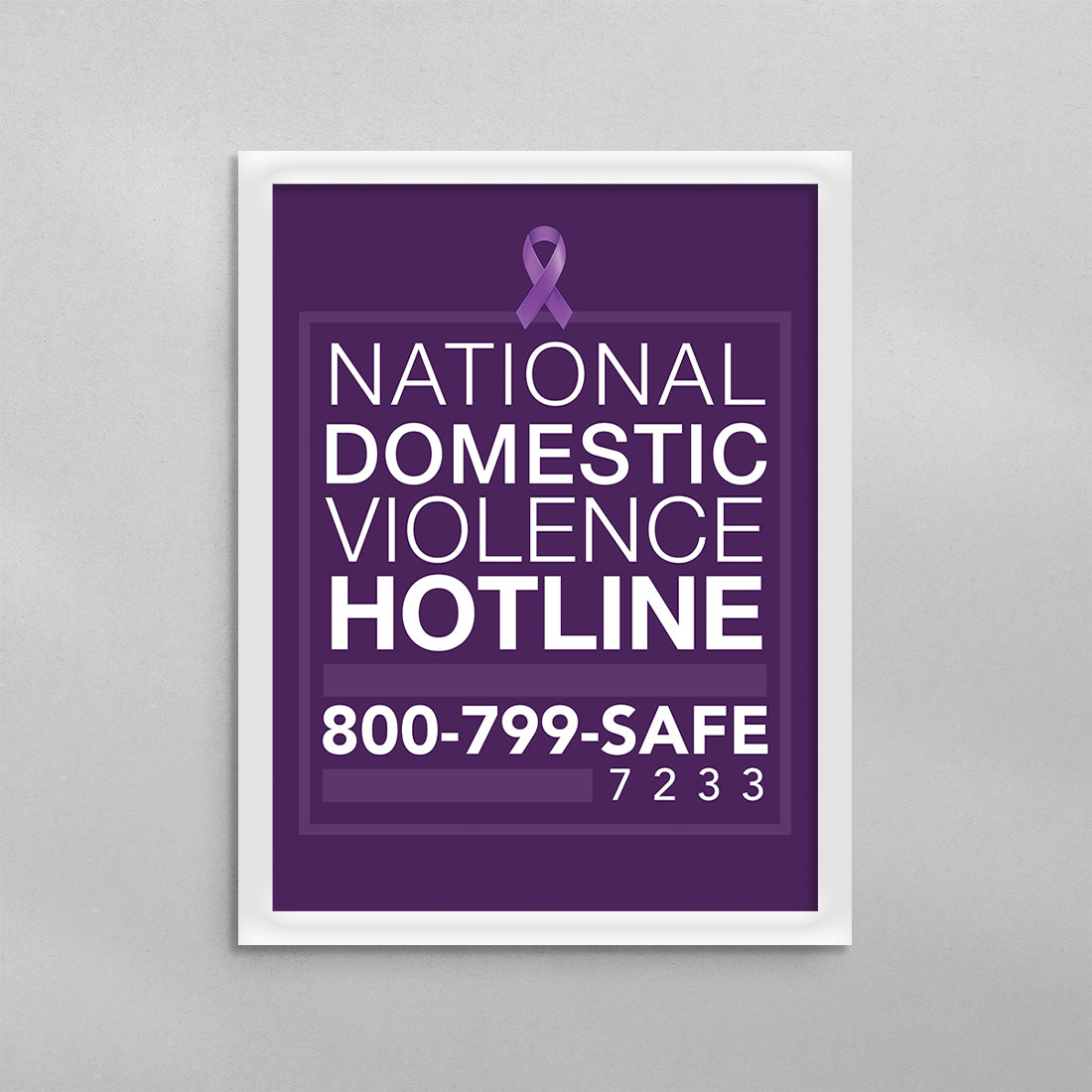 National Domestic Violence Hotline Poster
