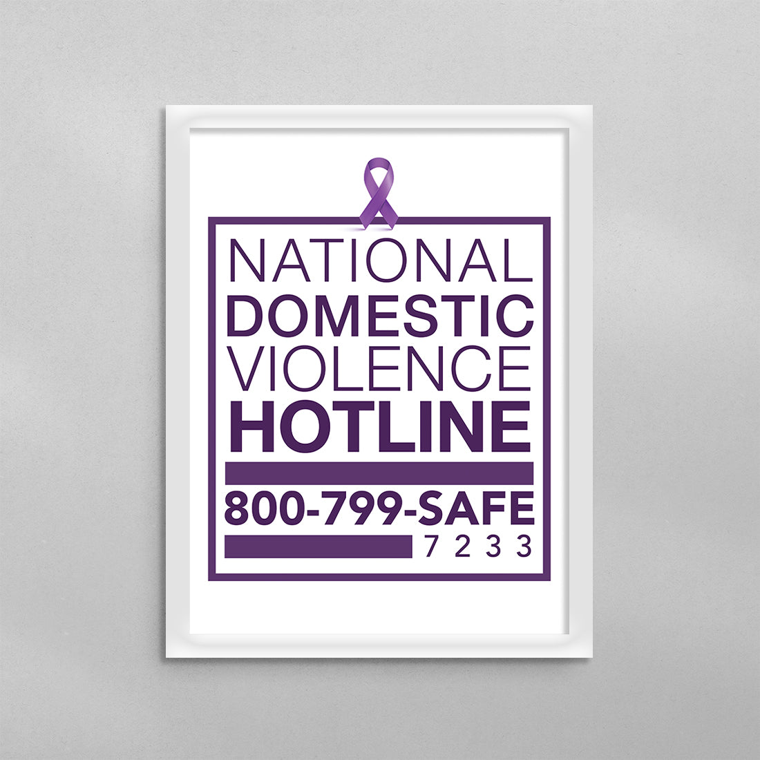 National Domestic Violence Hotline Poster