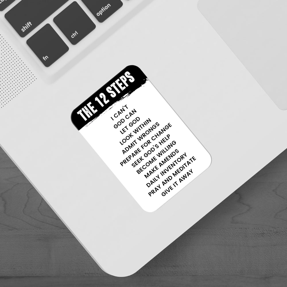 The 12 Steps Sticker