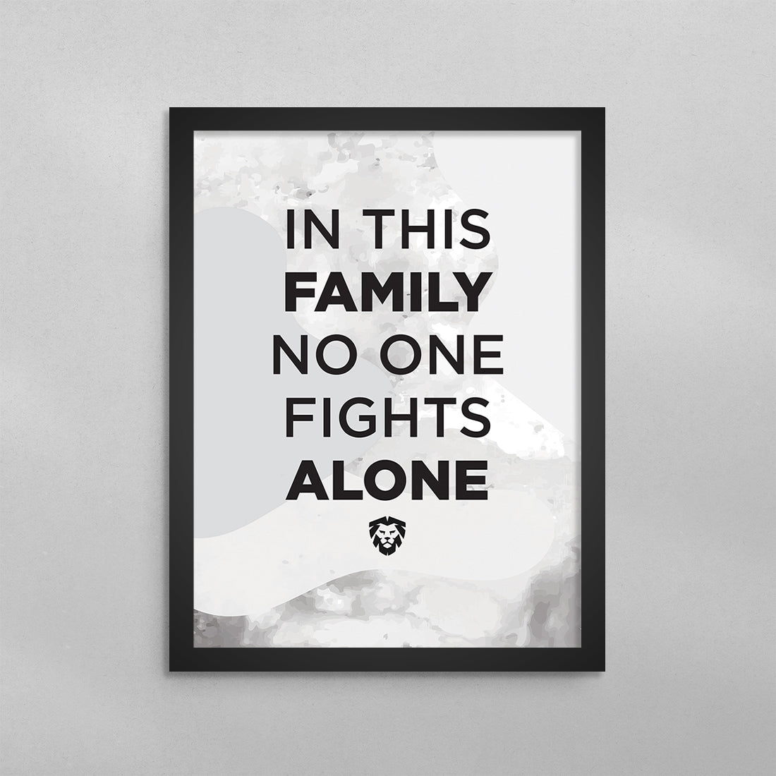 In This Family No One Fights Alone Poster