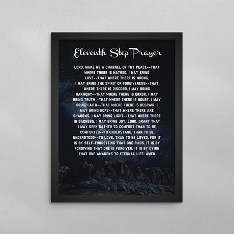 11th Step Prayer Poster