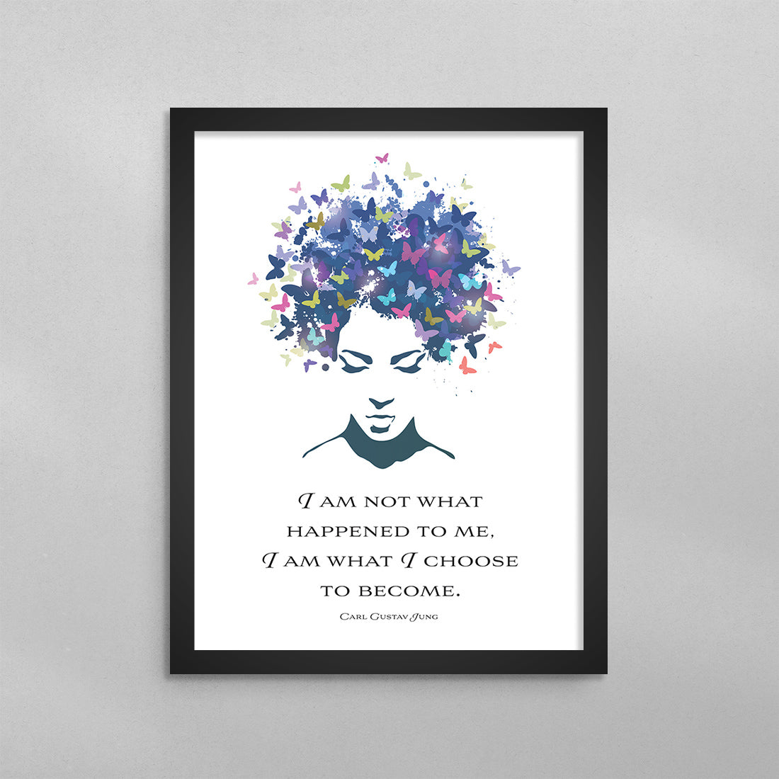 I Am Not What Happened To Me Carl Jung Poster
