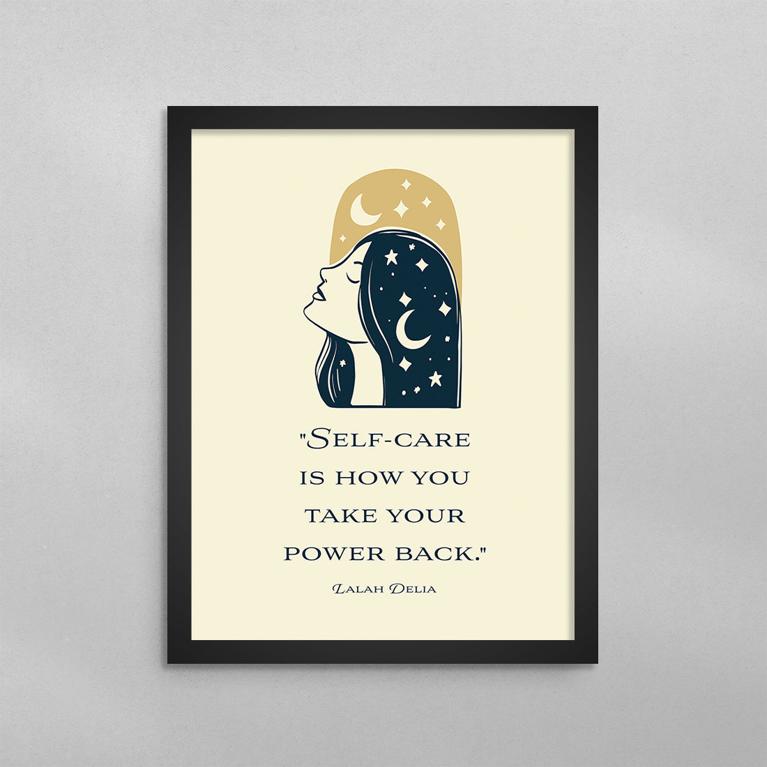 Self Care Is How You Take Your Power Back Lalah Delia Poster