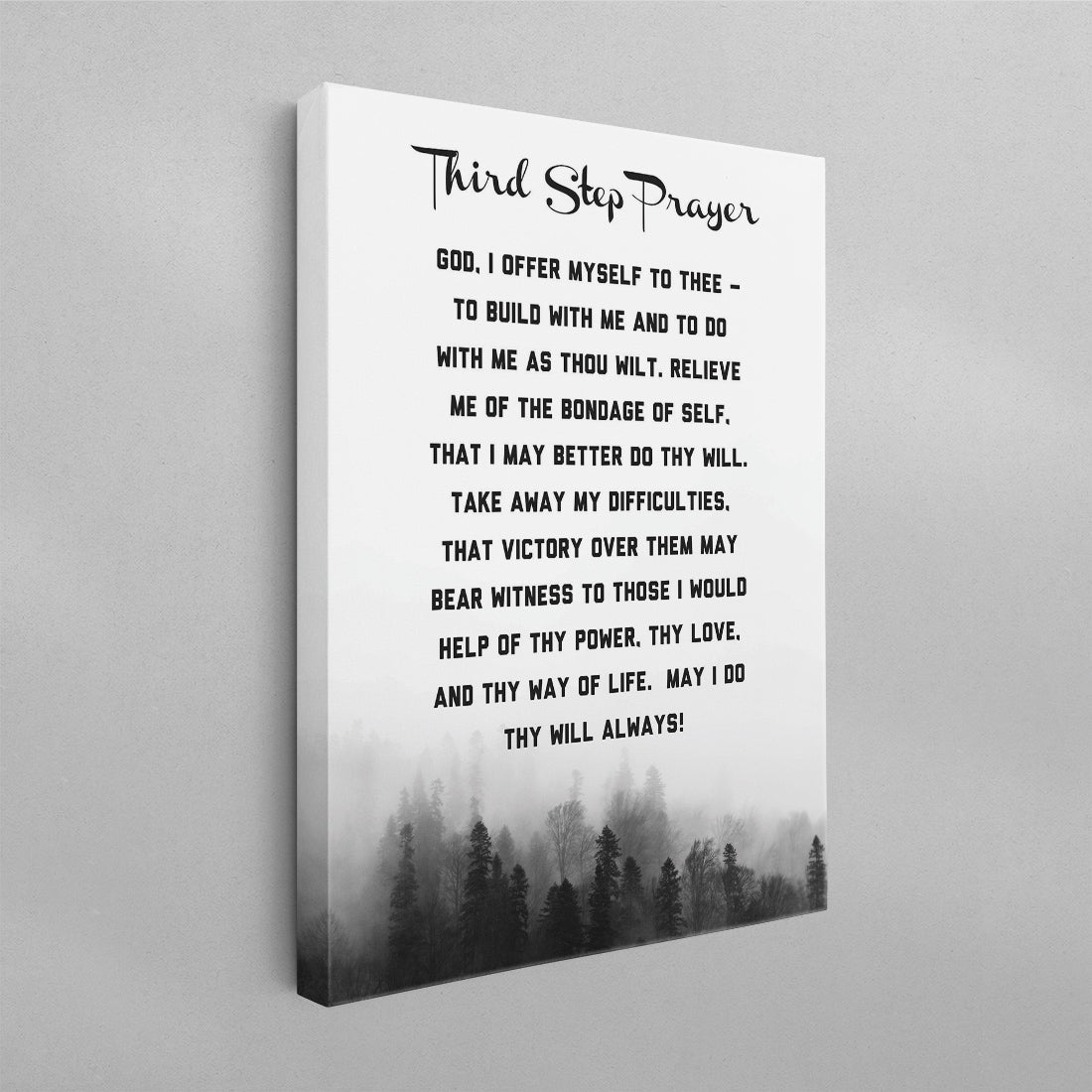 3rd Step Prayer Poster