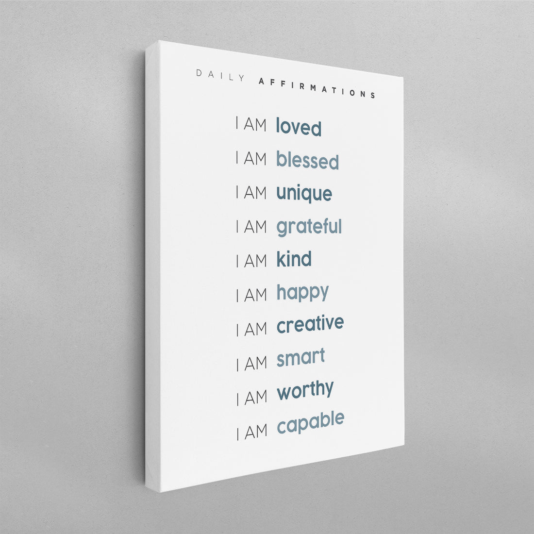 Daily Affirmations Poster