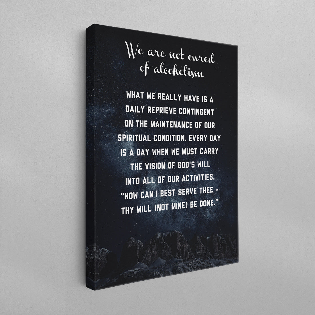 Daily Reprieve Prayer Poster