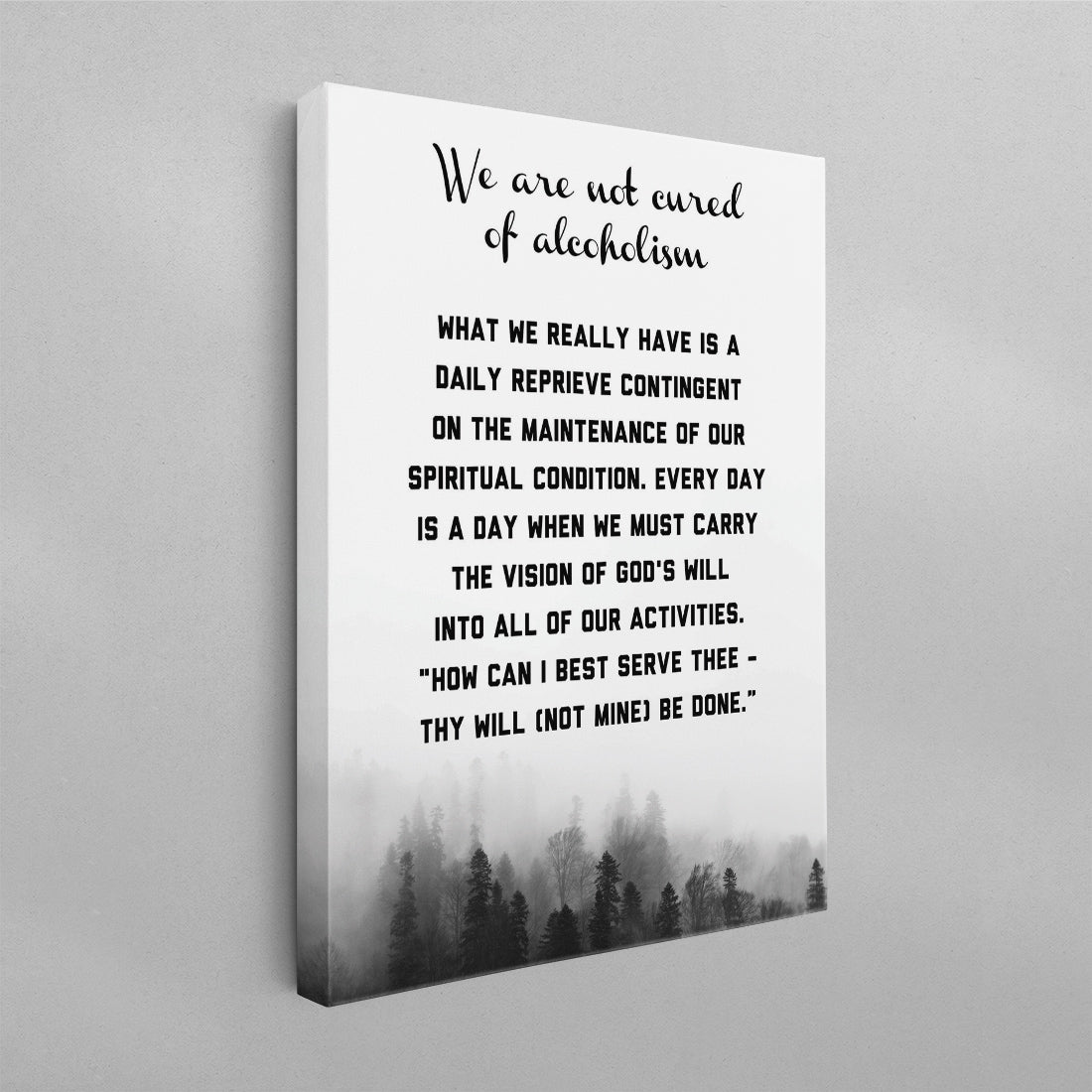 Daily Reprieve Prayer Poster