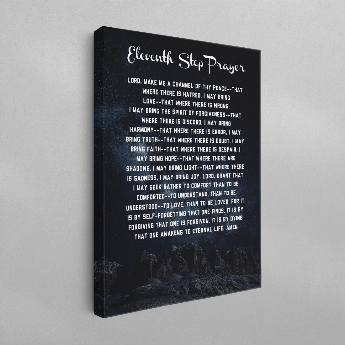 11th Step Prayer Poster