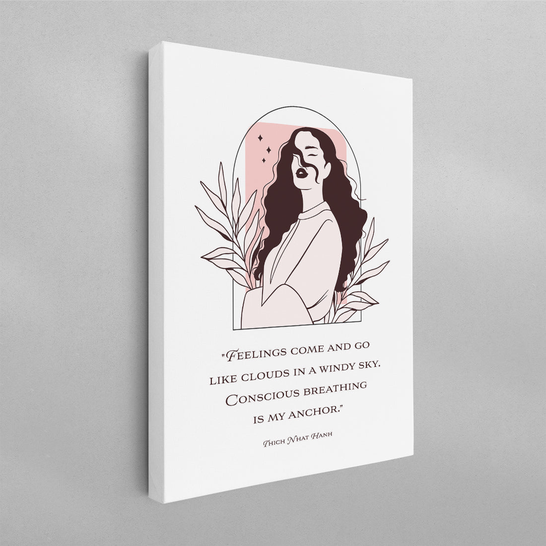 Feelings Come and Go Like Clouds Thich Nhat Hanh Poster