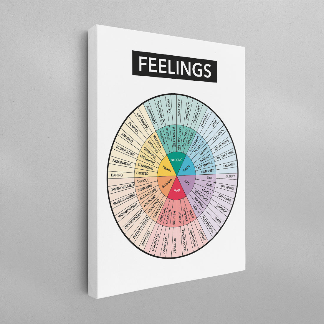 Feelings Wheel Poster