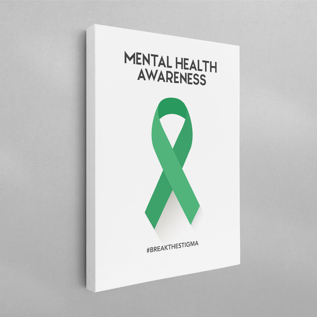 Mental Health Awareness Ribbon Poster
