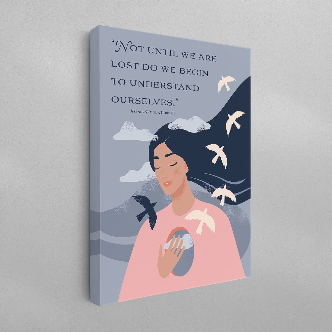 Not Until We Are Lost Henry David Thoreau Poster