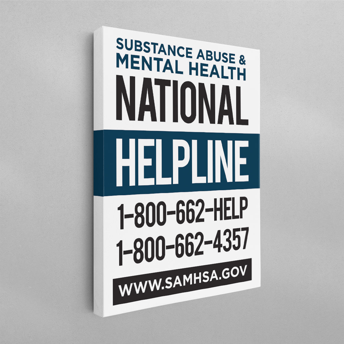SAMHSA National Helpline Poster