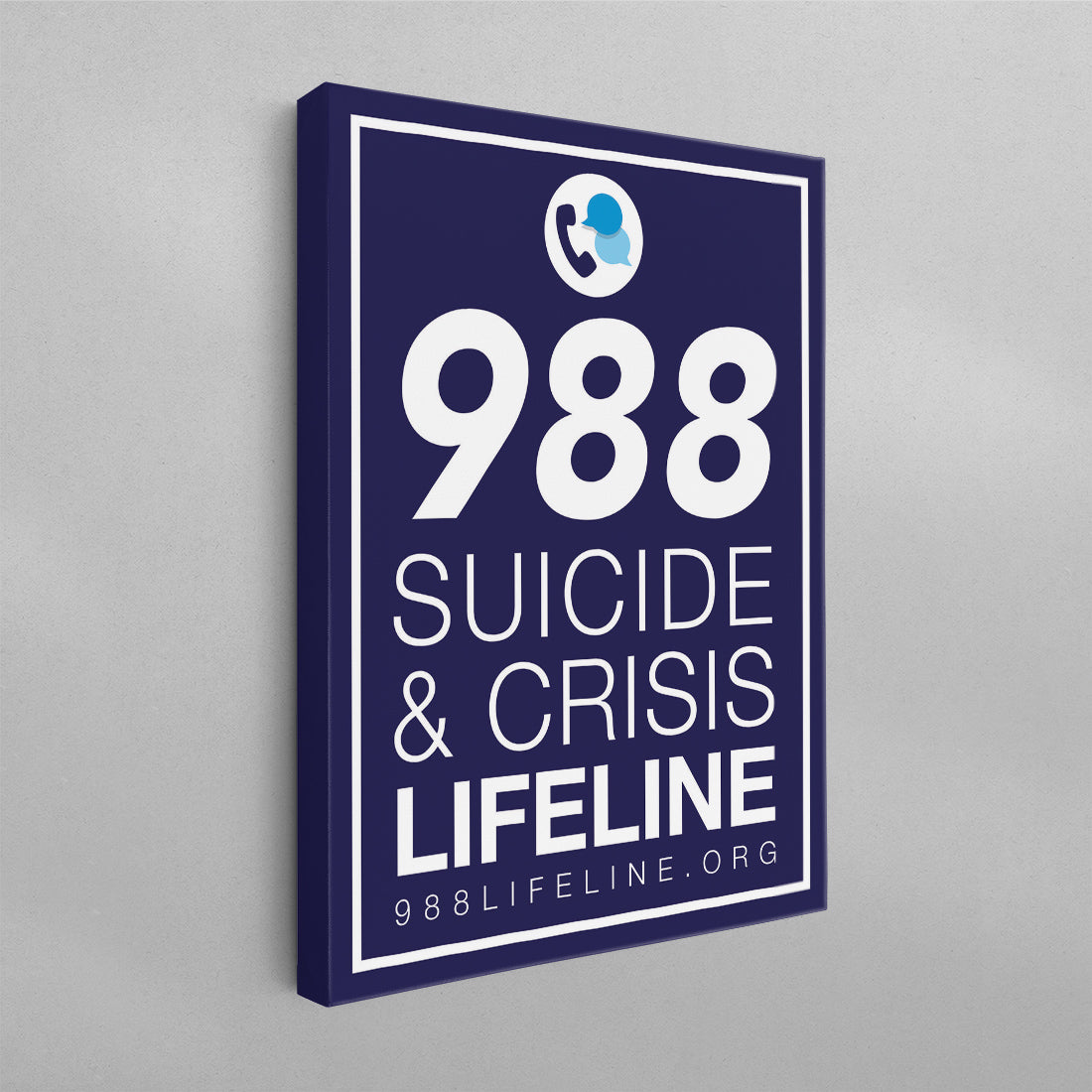 988 Suicide & Crisis Lifeline Poster