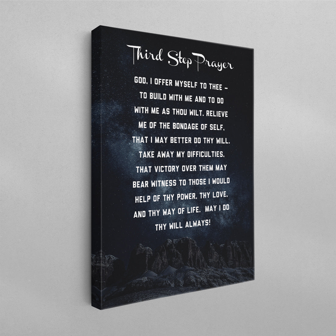 3rd Step Prayer Poster