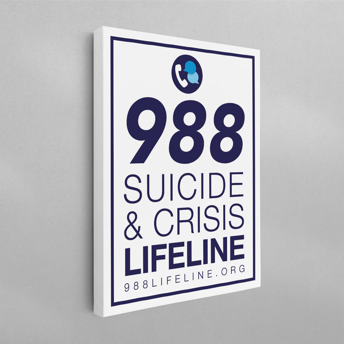 988 Suicide & Crisis Lifeline Poster