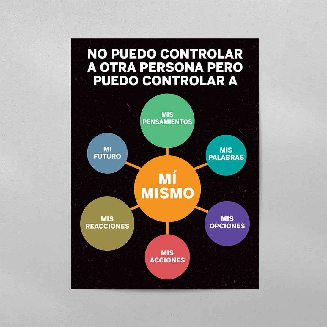 SPANISH I Can't Control Anyone Else But Myself Poster