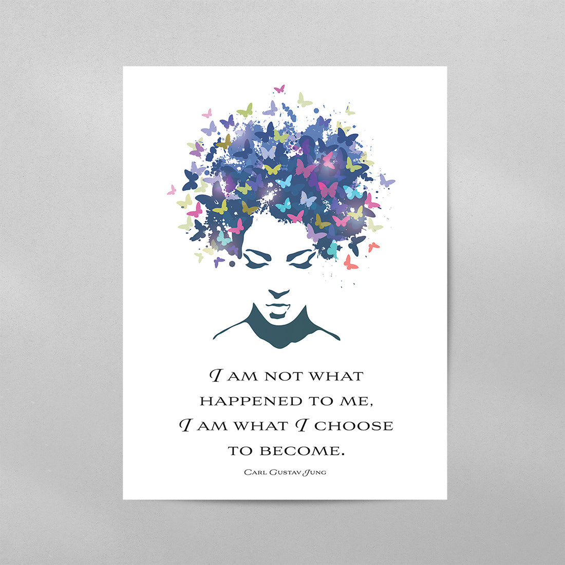 I Am Not What Happened To Me Carl Jung Poster
