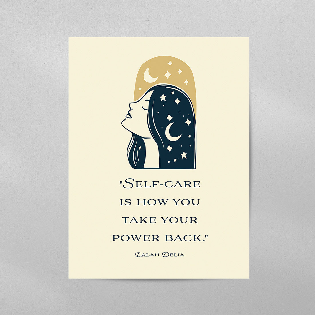 Self Care Is How You Take Your Power Back Lalah Delia Poster