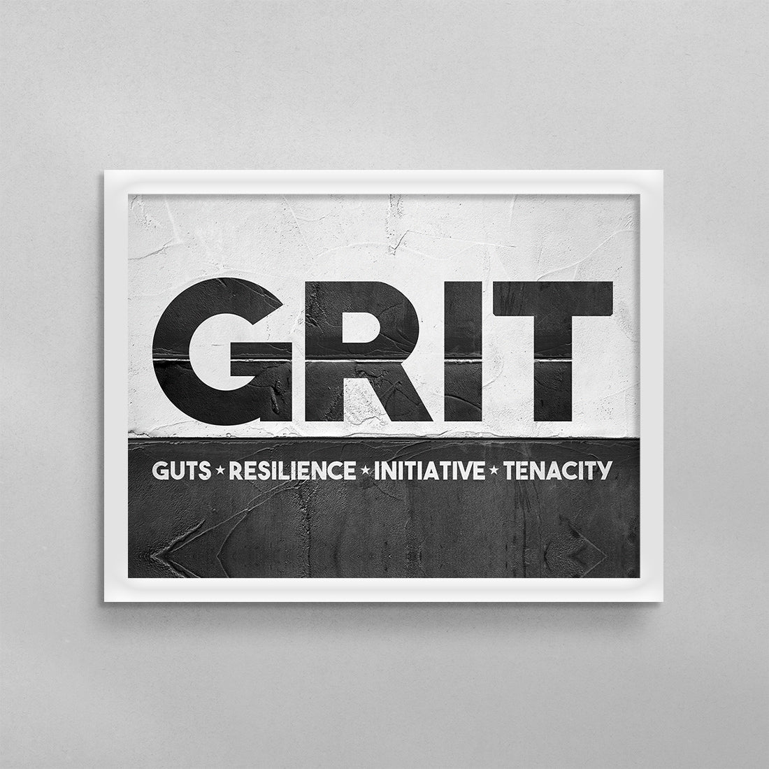 GRIT - Guts, Resilience, Initiative, Tenacity Poster
