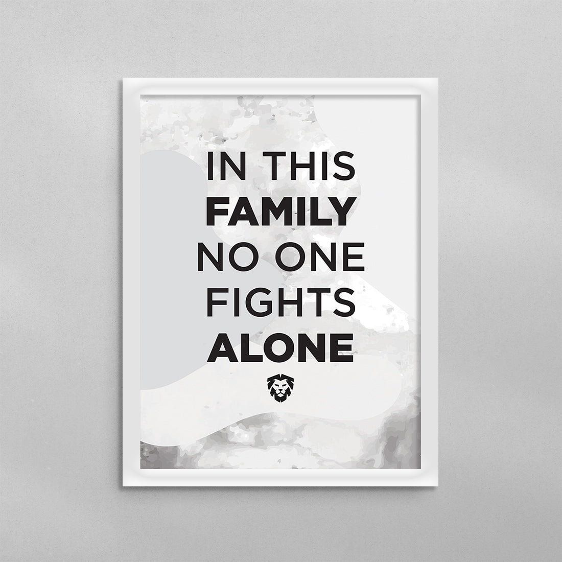 In This Family No One Fights Alone Poster