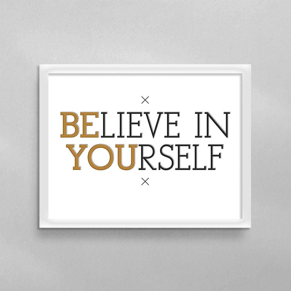 BElieve in YOUrself Poster