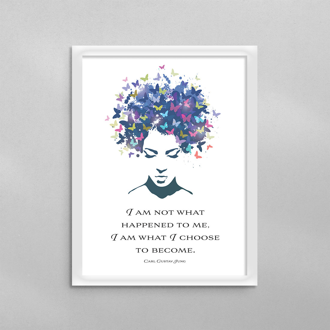 I Am Not What Happened To Me Carl Jung Poster