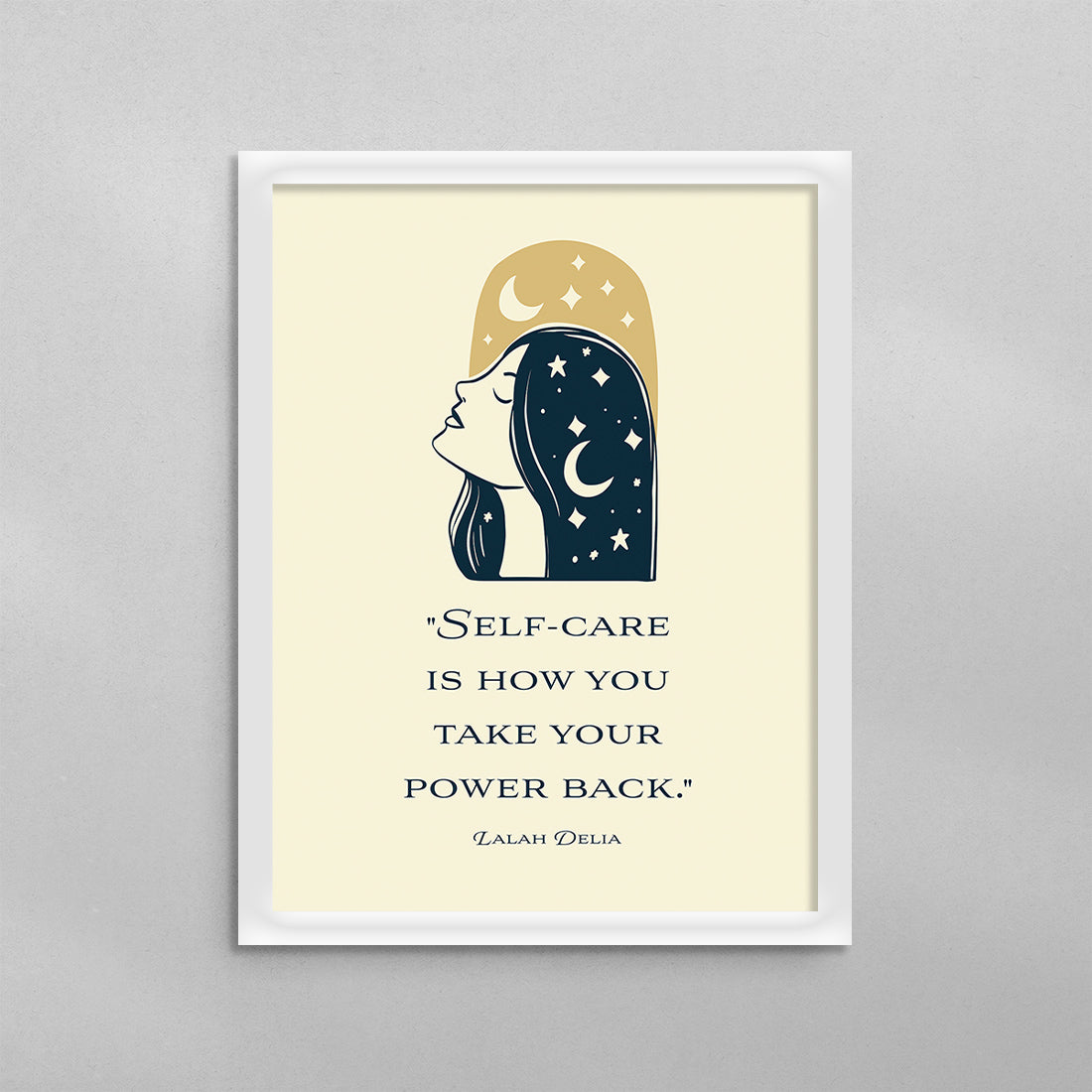 Self Care Is How You Take Your Power Back Lalah Delia Poster
