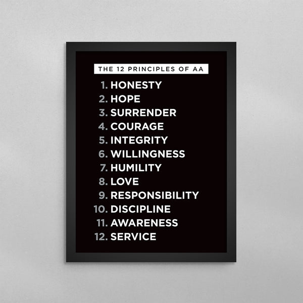The 12 Principles of AA