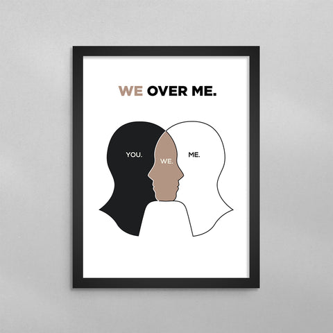 We Over Me Relationship Poster