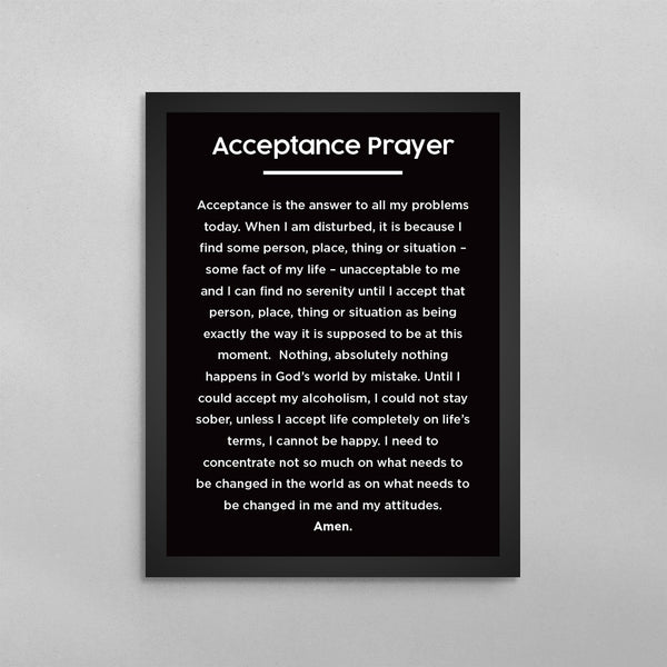 Acceptance Prayer Minimal