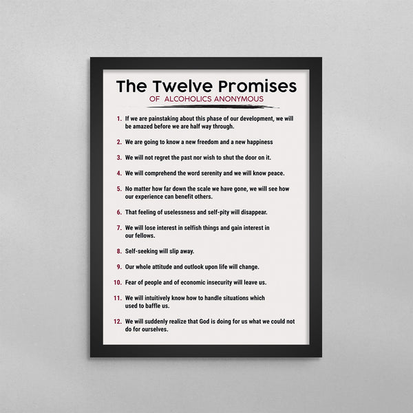 The 12 Promises of AA