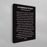 Acceptance Prayer Minimal Poster