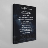 AA Just For Today Prayer Poster