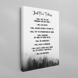 AA Just For Today Prayer Poster