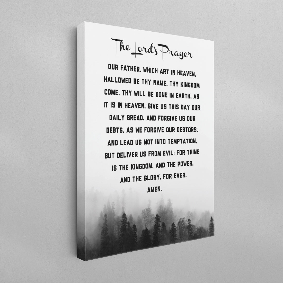 The Lord's Prayer Poster