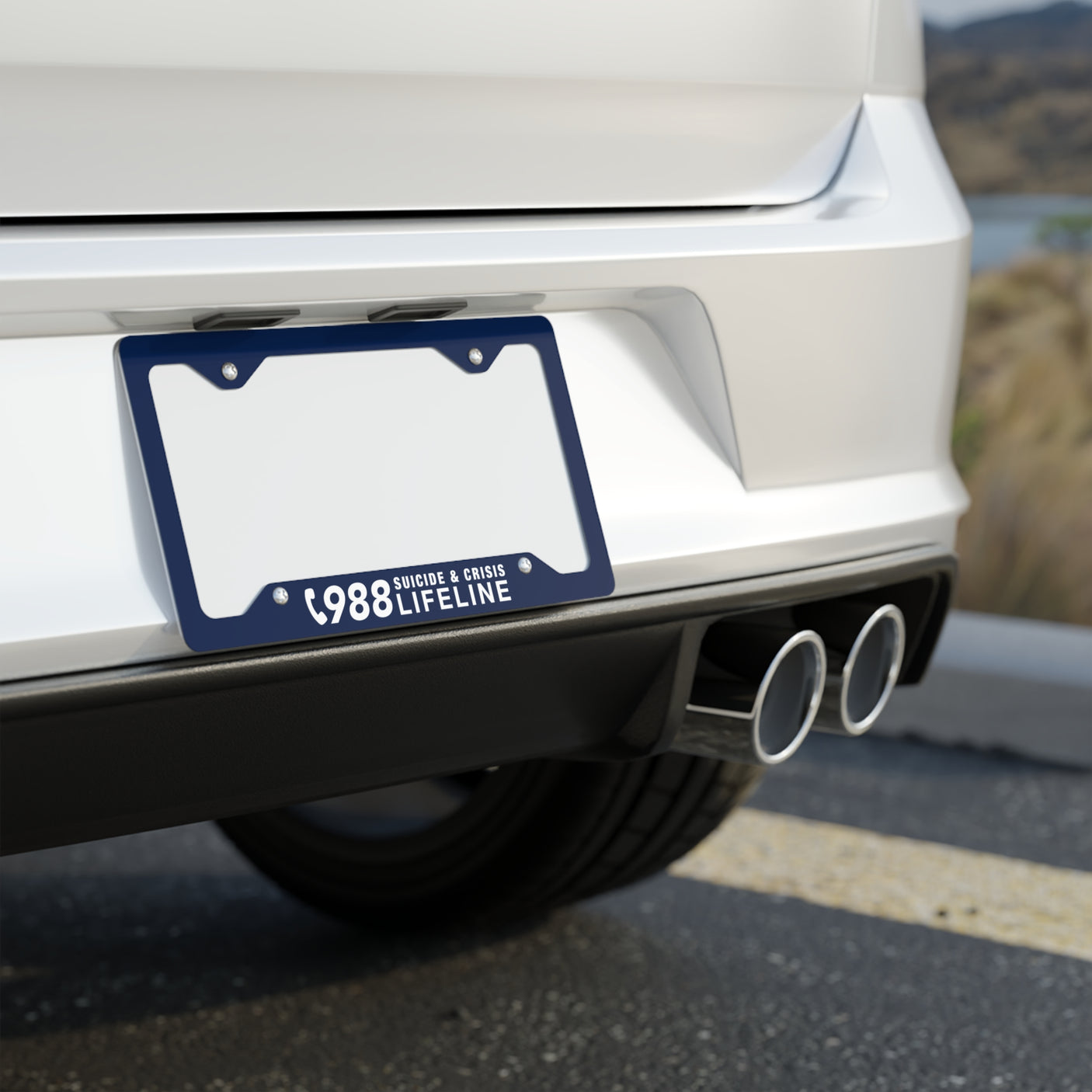988 Suicide & Crisis Lifeline License Plate Frame