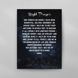 AA Night Prayer Poster