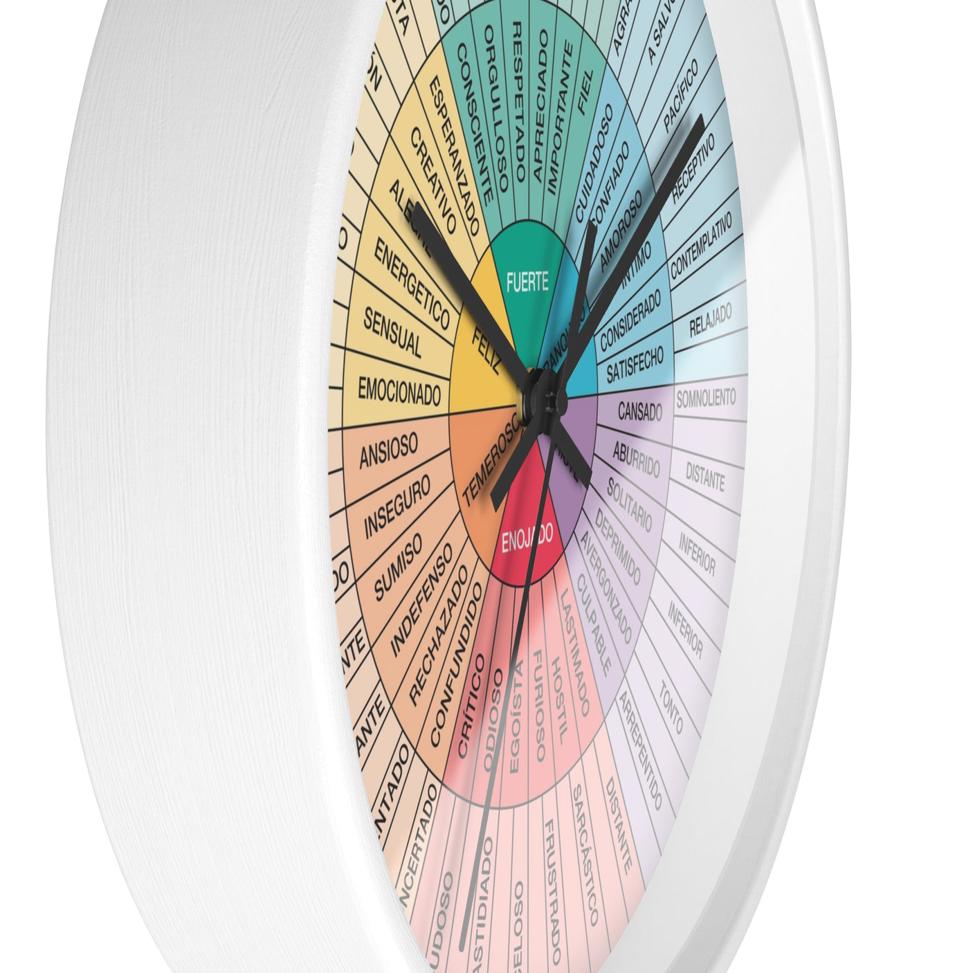 Spanish Feelings Wheel Clock
